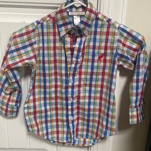 The Beaufort Bonnet Company Deans List plaid button down 2T